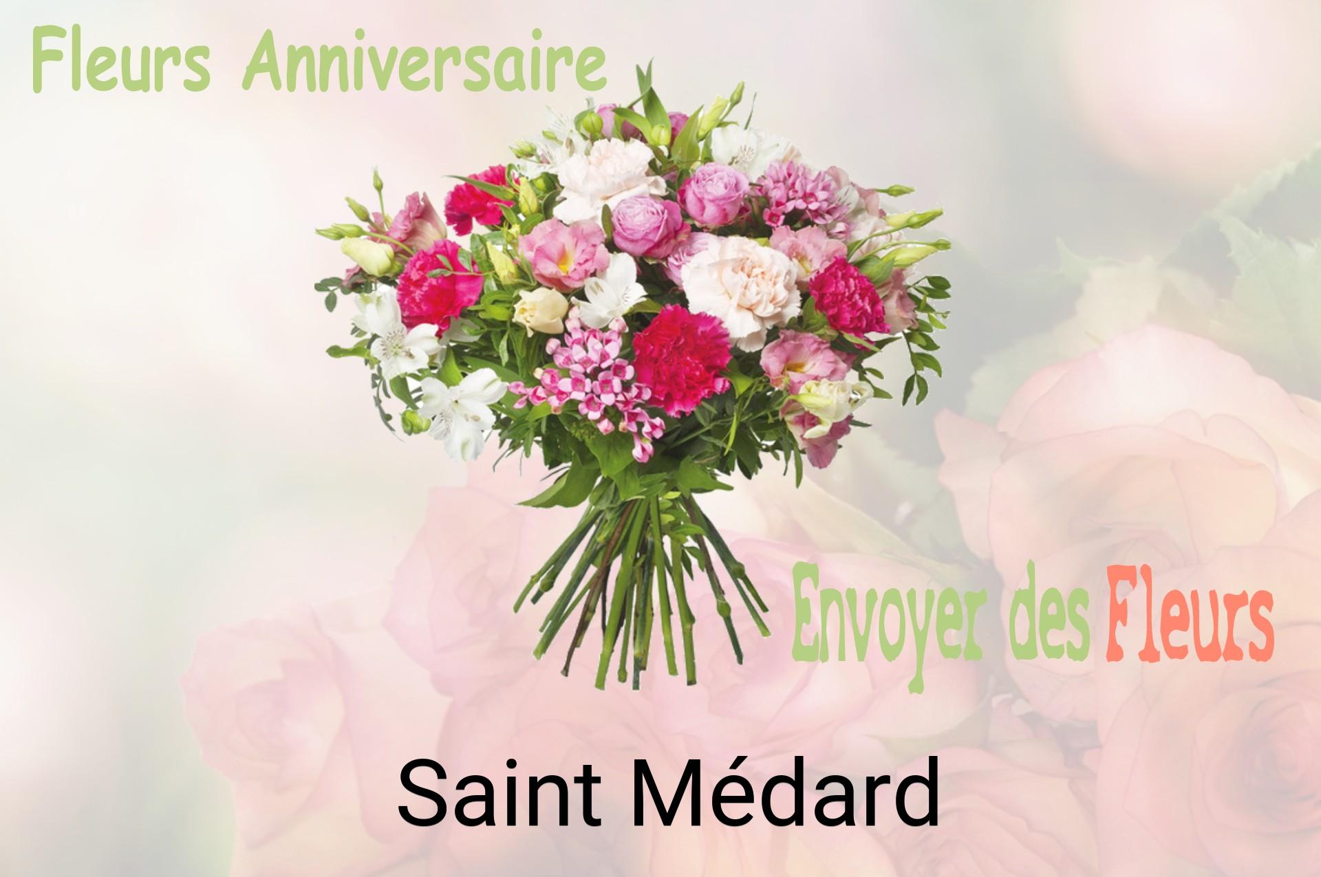 Bouquet de fleurs d’anniversaire livré à Saint-Médard